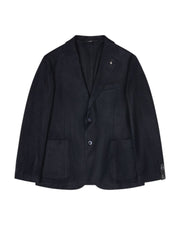 Blazer misto lana Blu navy