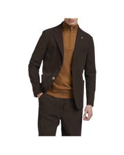 Blazer in fustagno stretch Testa di moro