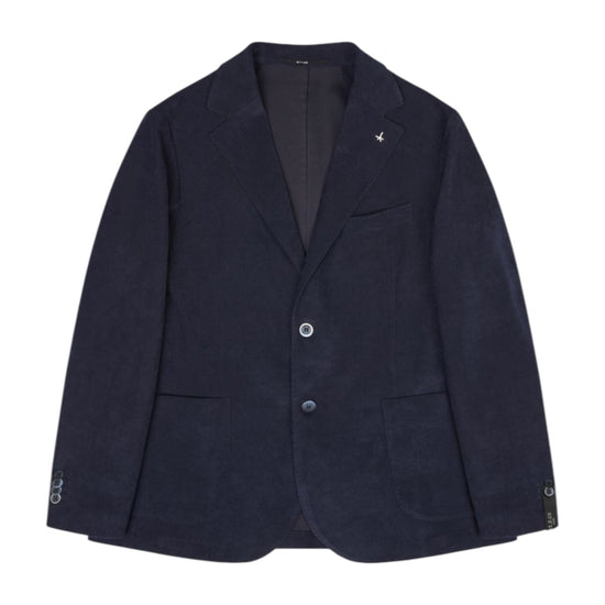 Blazer in fustagno stretch Blu navy A332ALAN60TF578 799 AT.P.CO 