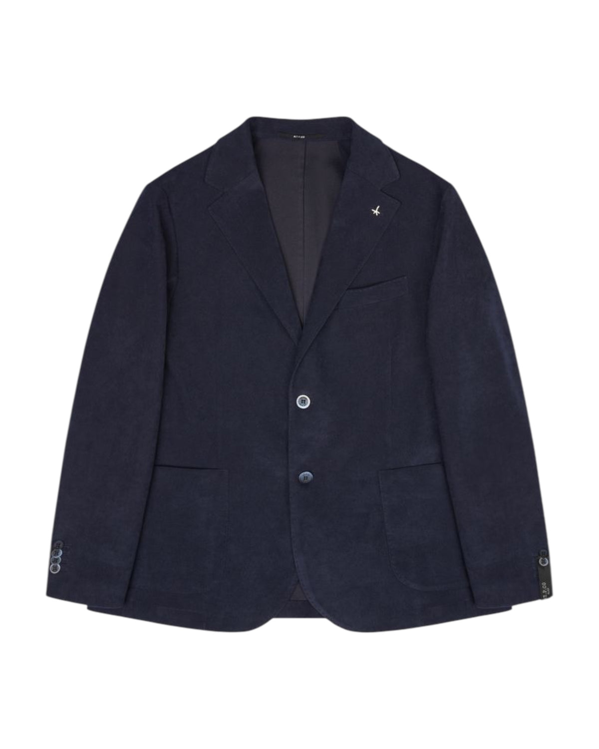Blazer in fustagno stretch Blu navy A332ALAN60TF578 799 AT.P.CO 