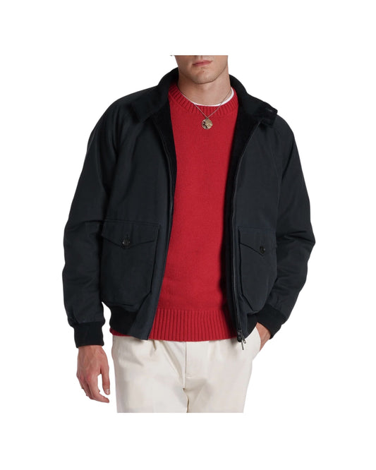 Giacca Waxed G9 Dark Navy G9 POCKET WAXED COTTON DARK NAVY BARACUTA 