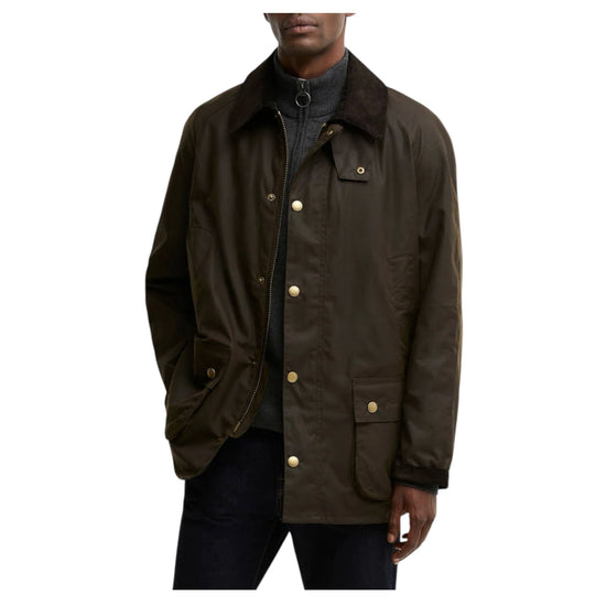 Giacca Cerata Ashby Olive ASHBY WAX OL71 OLIVE BARBOUR 