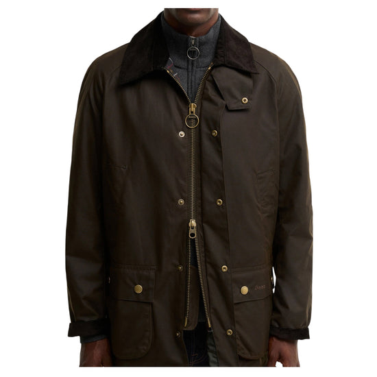 Giacca Cerata Ashby Olive ASHBY WAX OL71 OLIVE BARBOUR 