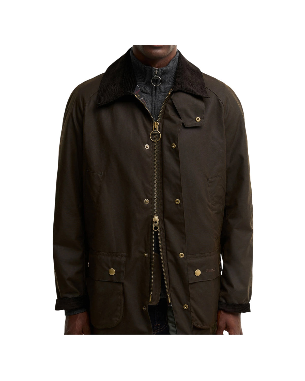 Giacca Cerata Ashby Olive ASHBY WAX OL71 OLIVE BARBOUR 