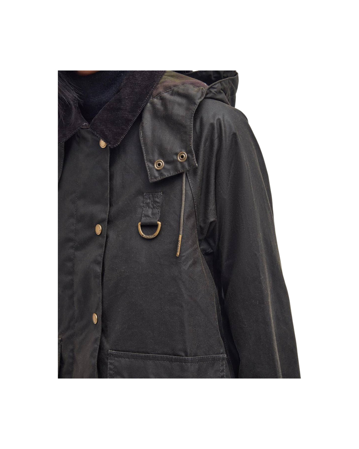Giacca in cotone cerato Avon Olive AVON WAX OL71 OLIVE BARBOUR 