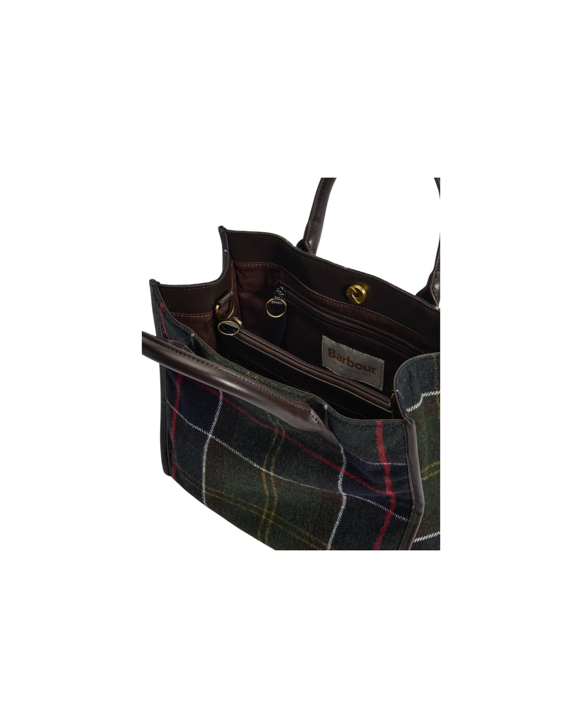 Borsa Tote Barrhill in tartan BARRHILL TARTAN TOTE OL91 CLASSIC TARTAN BARBOUR 