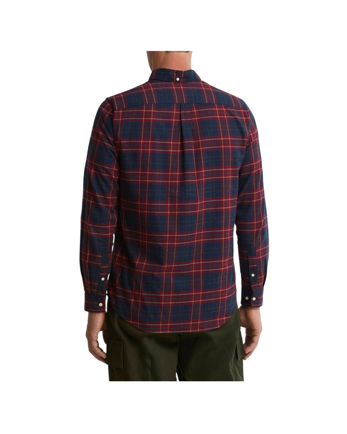 Camicia Broxburn Check Rosso/Blu BROXBURN TAIL CHECKED RE51 RED BARBOUR 