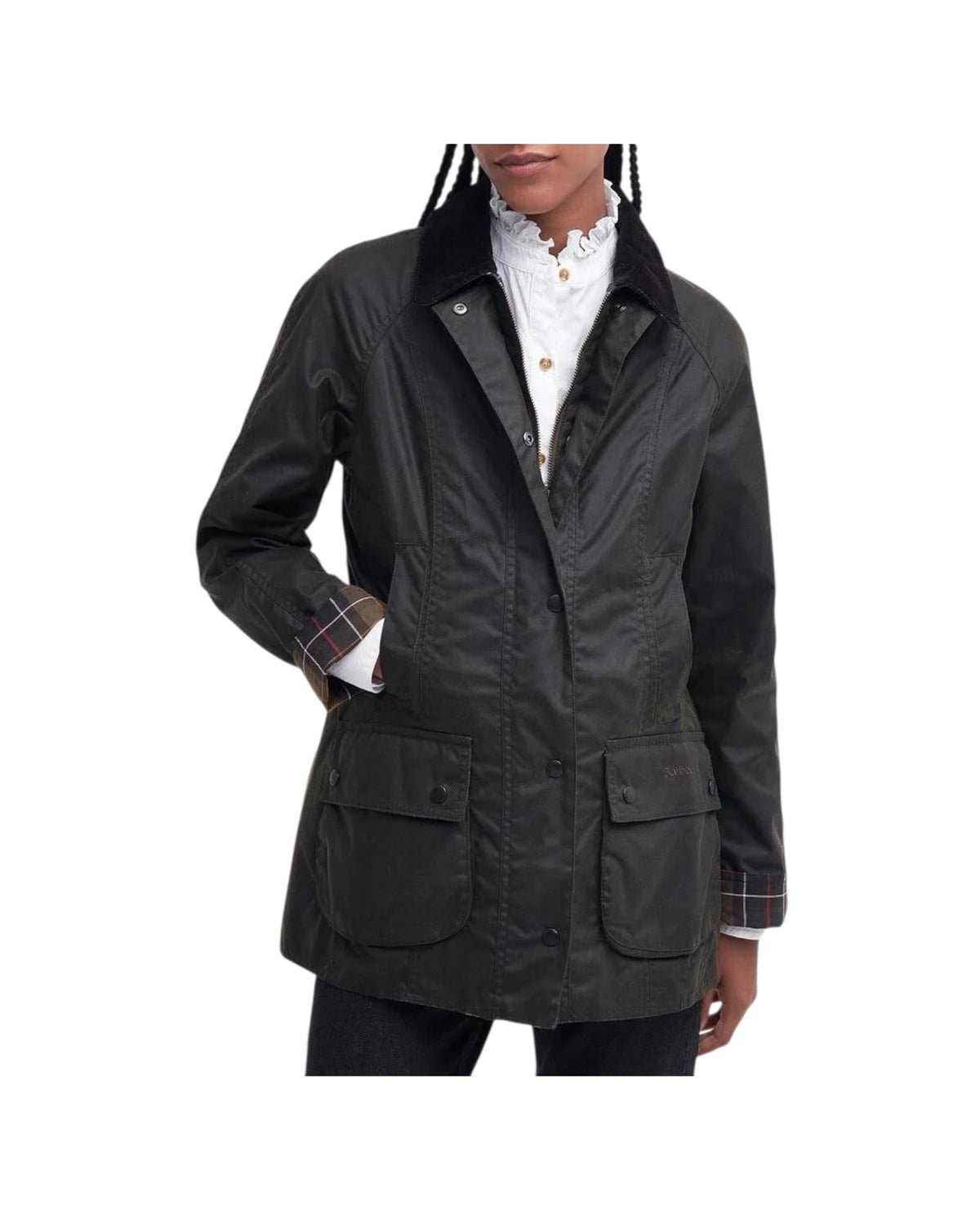 Giacca cerata classica Beadnell Olive CLASSIC BEADNELL WAX OL71 OLIVE BARBOUR 