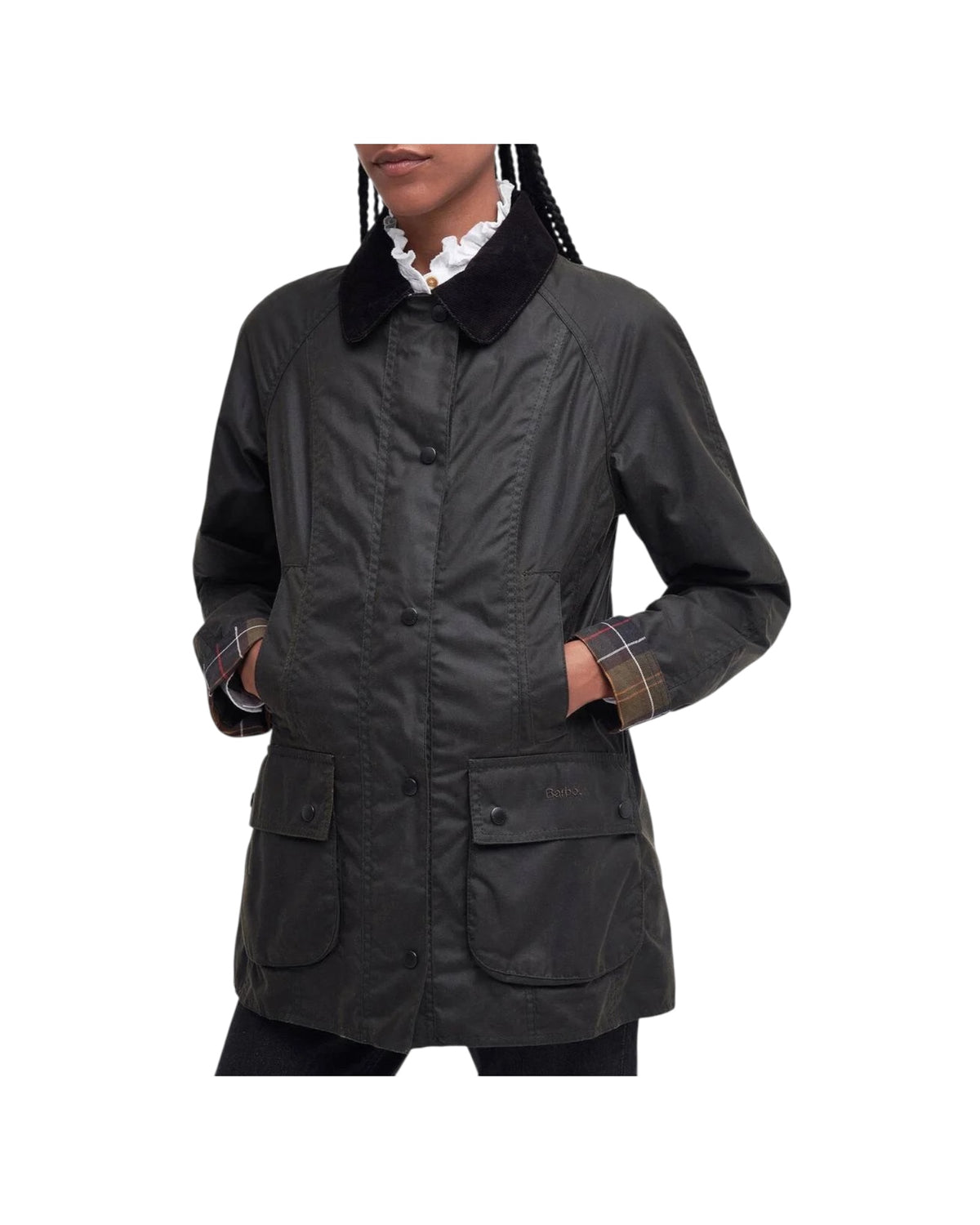 Giacca cerata classica Beadnell Olive CLASSIC BEADNELL WAX OL71 OLIVE BARBOUR 