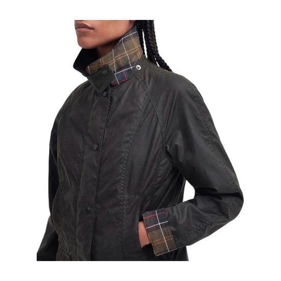 Giacca cerata classica Beadnell Olive CLASSIC BEADNELL WAX OL71 OLIVE BARBOUR 