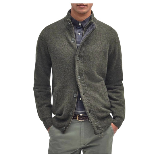 Maglione con zip patch Seaweed ESSENTIAL PATCH ZIP GN73 BARBOUR 