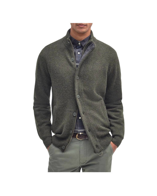 Maglione con zip patch Seaweed ESSENTIAL PATCH ZIP GN73 BARBOUR 