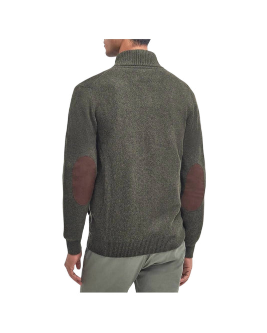 Maglione con zip patch Seaweed ESSENTIAL PATCH ZIP GN73 BARBOUR 