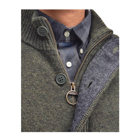 Maglione con zip patch Seaweed ESSENTIAL PATCH ZIP GN73 BARBOUR 