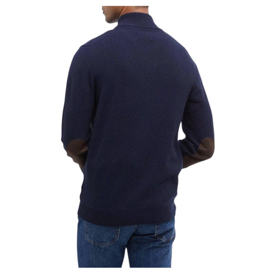 Maglione con zip patch Navy ESSENTIAL PATCH ZIP NY91 NAVY BARBOUR 
