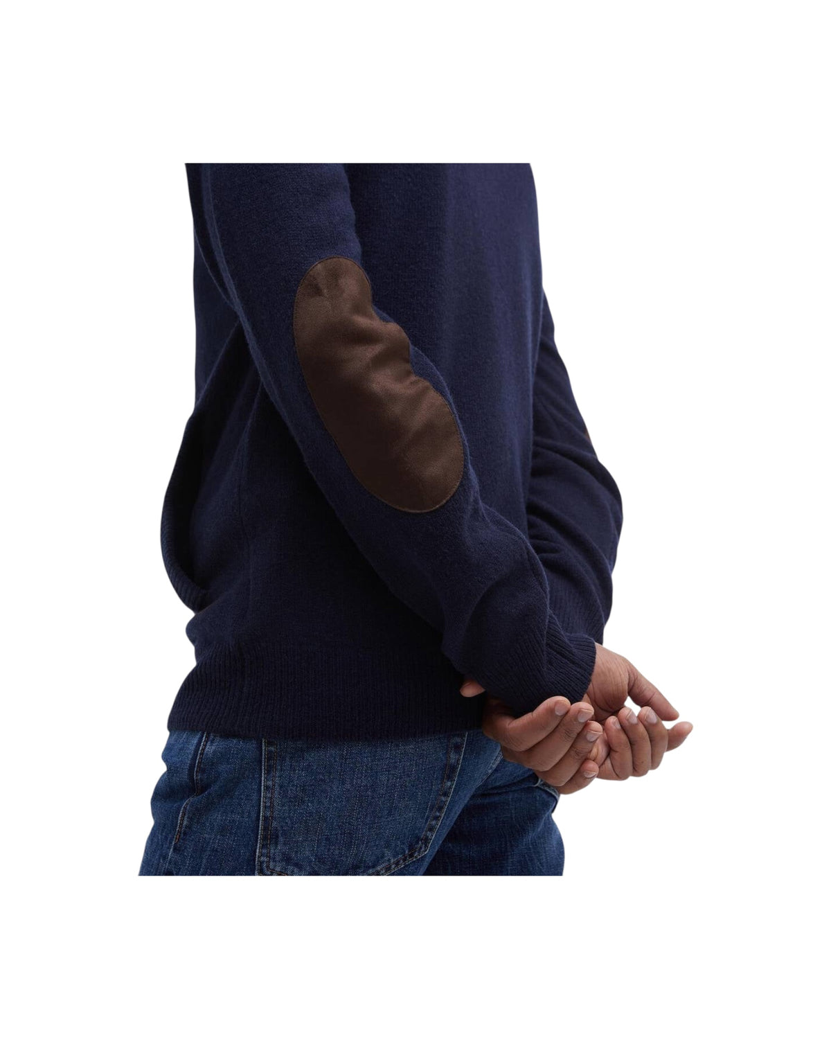 Maglione con zip patch Navy ESSENTIAL PATCH ZIP NY91 NAVY BARBOUR 
