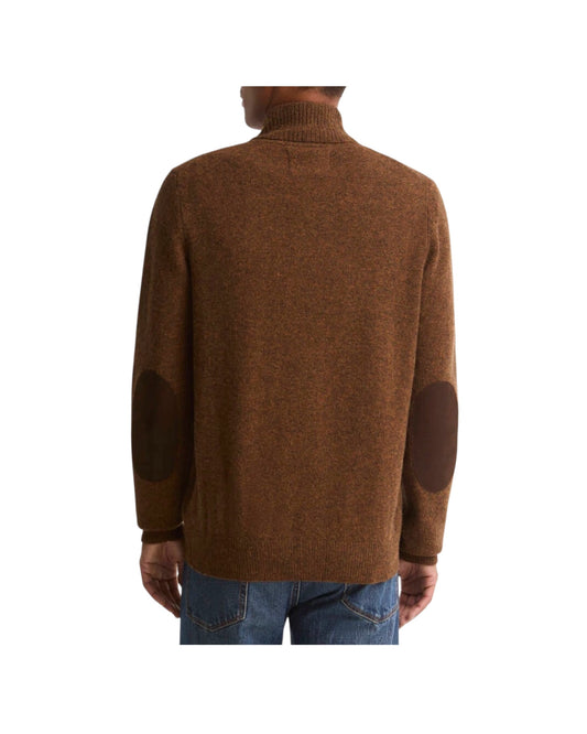 Maglione con zip patch Bracken ESSENTIAL PATCH ZIP OR51 BRACKEN BARBOUR 
