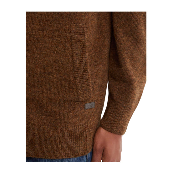 Maglione con zip patch Bracken ESSENTIAL PATCH ZIP OR51 BRACKEN BARBOUR 