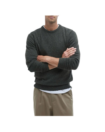 Felpa girocollo Essential Tisbury Dark Seaweed ESSENTIAL TISBURY CREW GN79 DARK SEAWEED BARBOUR 