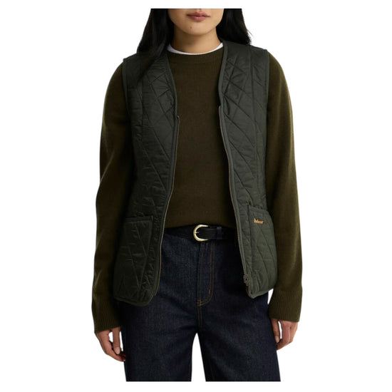 Gilet/fodera in pile Betty Olive FLEECE BETTY LINER OL71 OLIVE BARBOUR 
