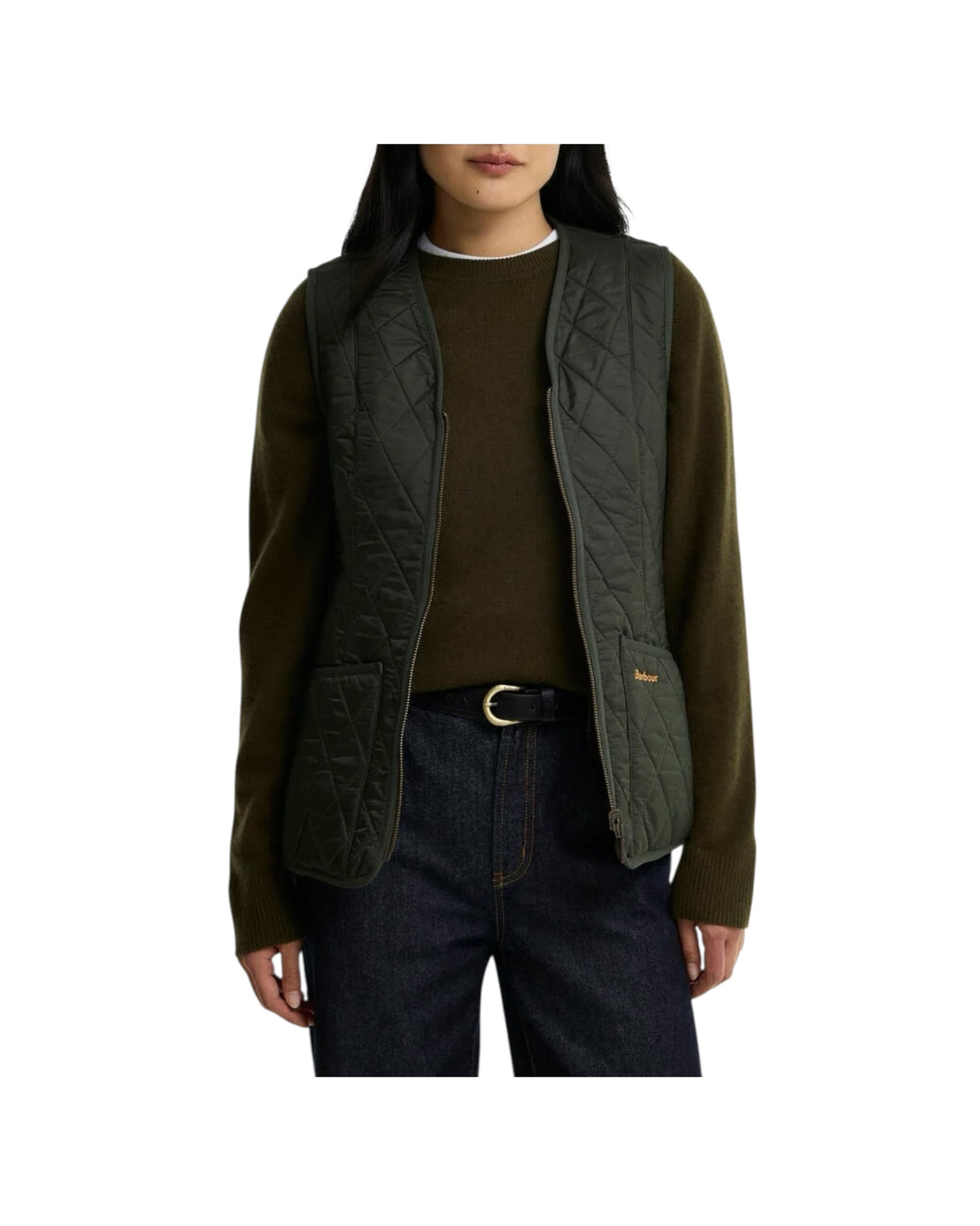 Gilet/fodera in pile Betty Olive FLEECE BETTY LINER OL71 OLIVE BARBOUR 