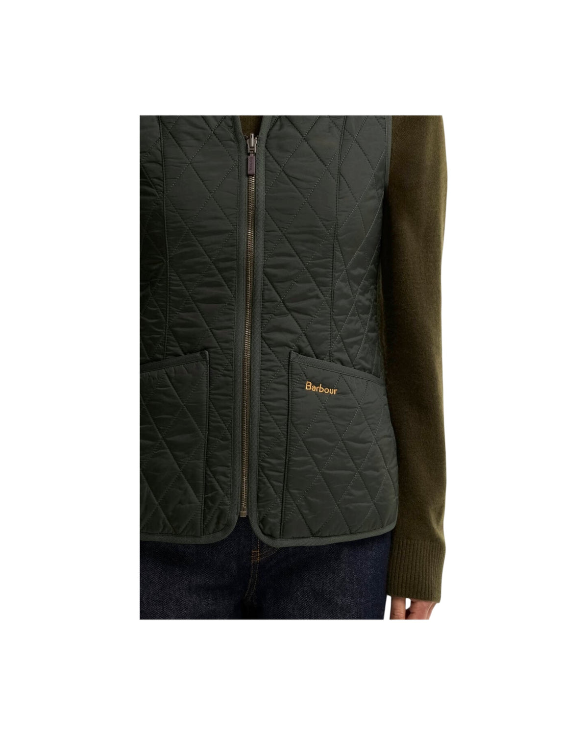 Gilet/fodera in pile Betty Olive FLEECE BETTY LINER OL71 OLIVE BARBOUR 