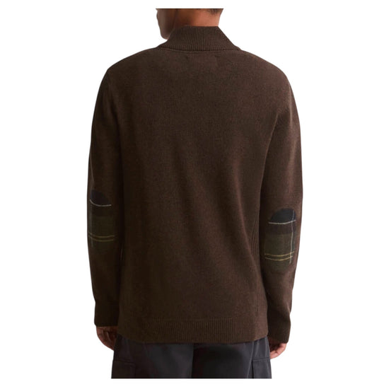 Maglia con mezza zip Holden Dark Oak HOLDEN HALF ZIP BR17 DARK OAK BARBOUR 