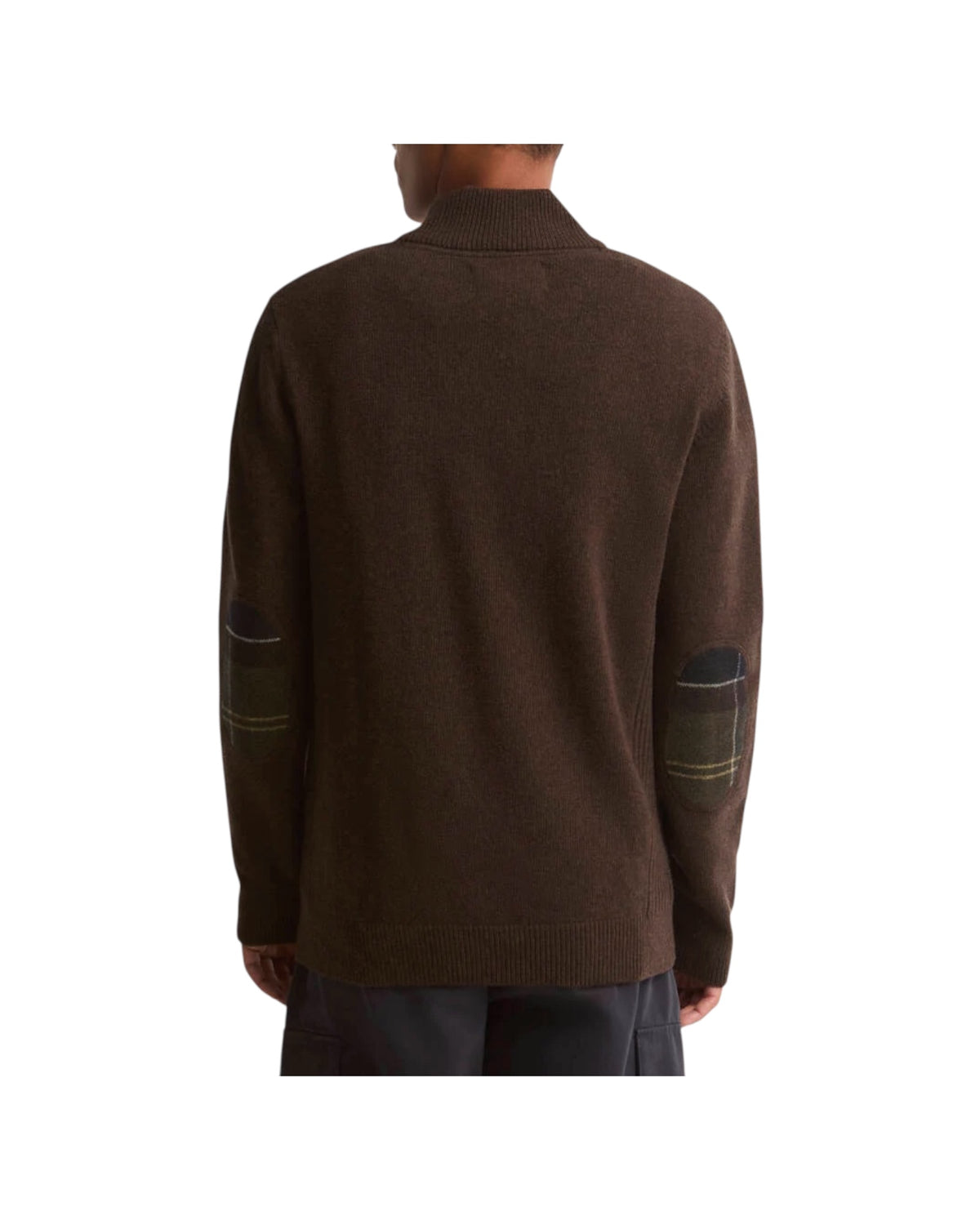 Maglia con mezza zip Holden Dark Oak HOLDEN HALF ZIP BR17 DARK OAK BARBOUR 