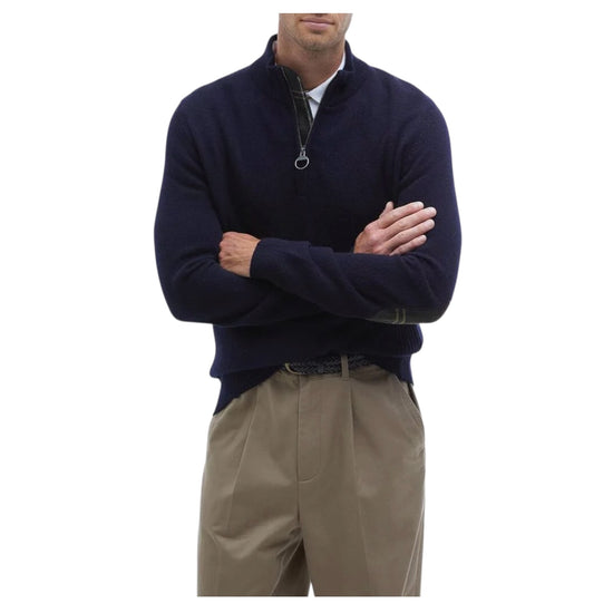 Maglia con mezza zip Holden Navy HOLDEN HALF ZIP NY91 NAVY BARBOUR 