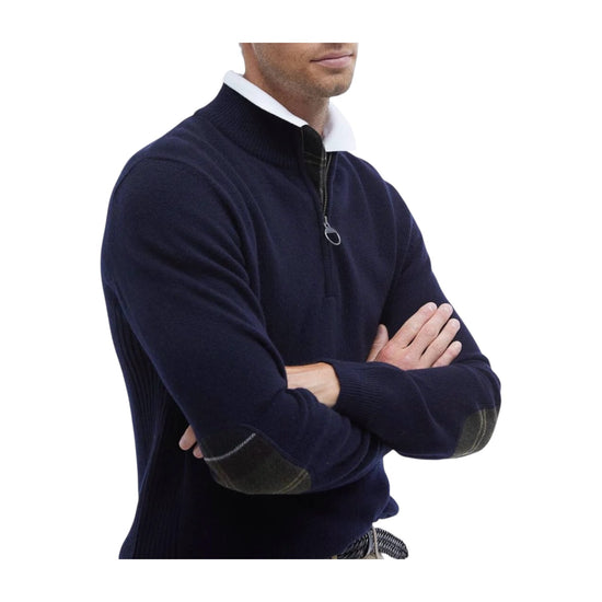 Maglia con mezza zip Holden Navy HOLDEN HALF ZIP NY91 NAVY BARBOUR 