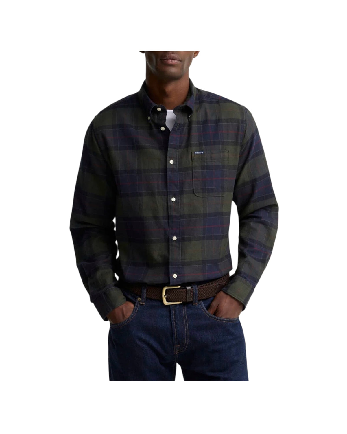 Camicia Shadow Cassic tartan Blu/Marrone KYELOCH TAILORED TN43 SHADOW CLASSIC TARTAN BARBOUR 