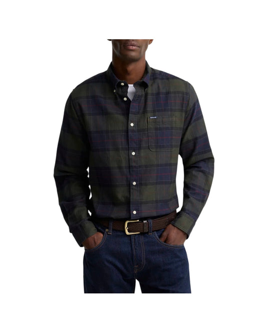 Camicia Shadow Cassic tartan Blu/Marrone KYELOCH TAILORED TN43 SHADOW CLASSIC TARTAN BARBOUR 
