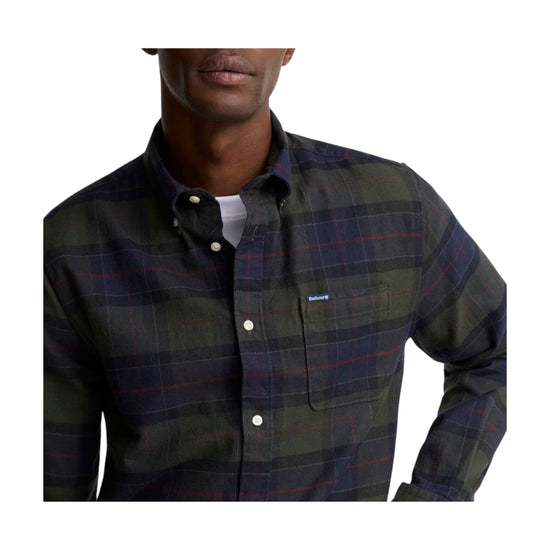 Camicia Shadow Cassic tartan Blu/Marrone KYELOCH TAILORED TN43 SHADOW CLASSIC TARTAN BARBOUR 