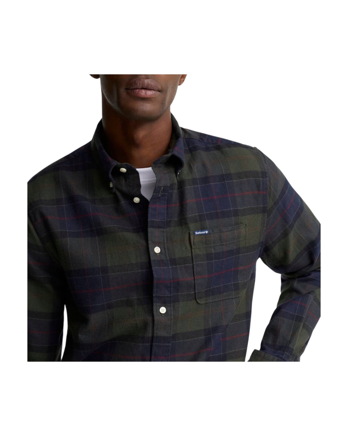 Camicia Shadow Cassic tartan Blu/Marrone KYELOCH TAILORED TN43 SHADOW CLASSIC TARTAN BARBOUR 