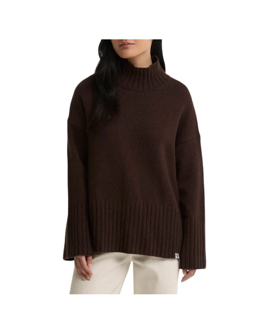 Maglione con collo a imbuto May Rustic MAY RU51 RUSTIC BARBOUR 