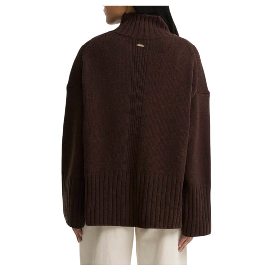 Maglione con collo a imbuto May Rustic MAY RU51 RUSTIC BARBOUR 