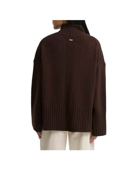 Maglione con collo a imbuto May Rustic MAY RU51 RUSTIC BARBOUR 