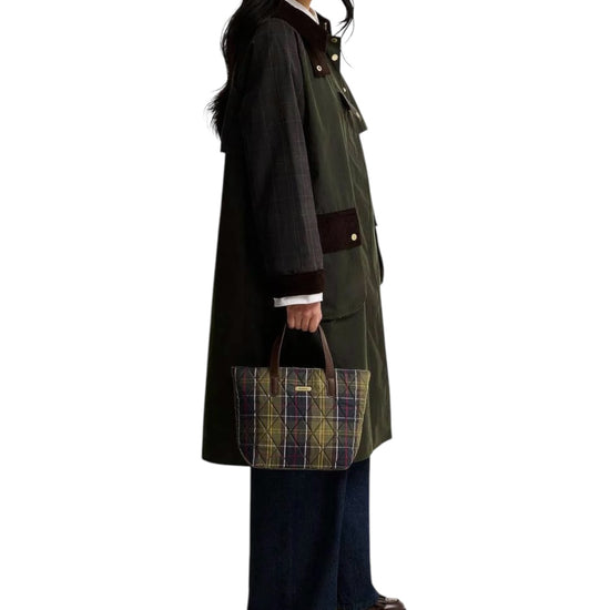 Mini Tote trapuntata Tartan MINI QUILTED TOTE TN11 CLASSIC TARTAN BARBOUR 