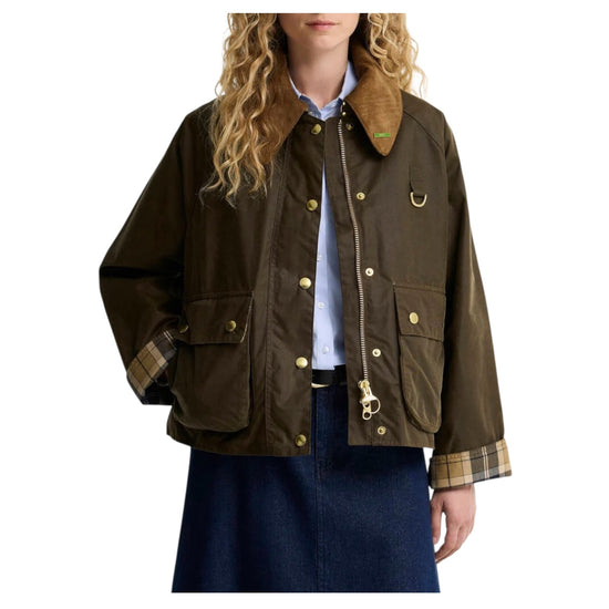 Giacca cerata Modern Spey Icons Beech / Birchwood MODERN SPEY WAX SN91 BEECH BIRCHWOOD BARBOUR 