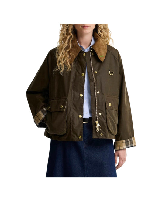 Giacca cerata Modern Spey Icons Beech / Birchwood MODERN SPEY WAX SN91 BEECH BIRCHWOOD BARBOUR 