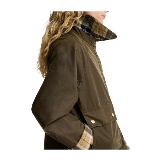 Giacca cerata Modern Spey Icons Beech / Birchwood MODERN SPEY WAX SN91 BEECH BIRCHWOOD BARBOUR 