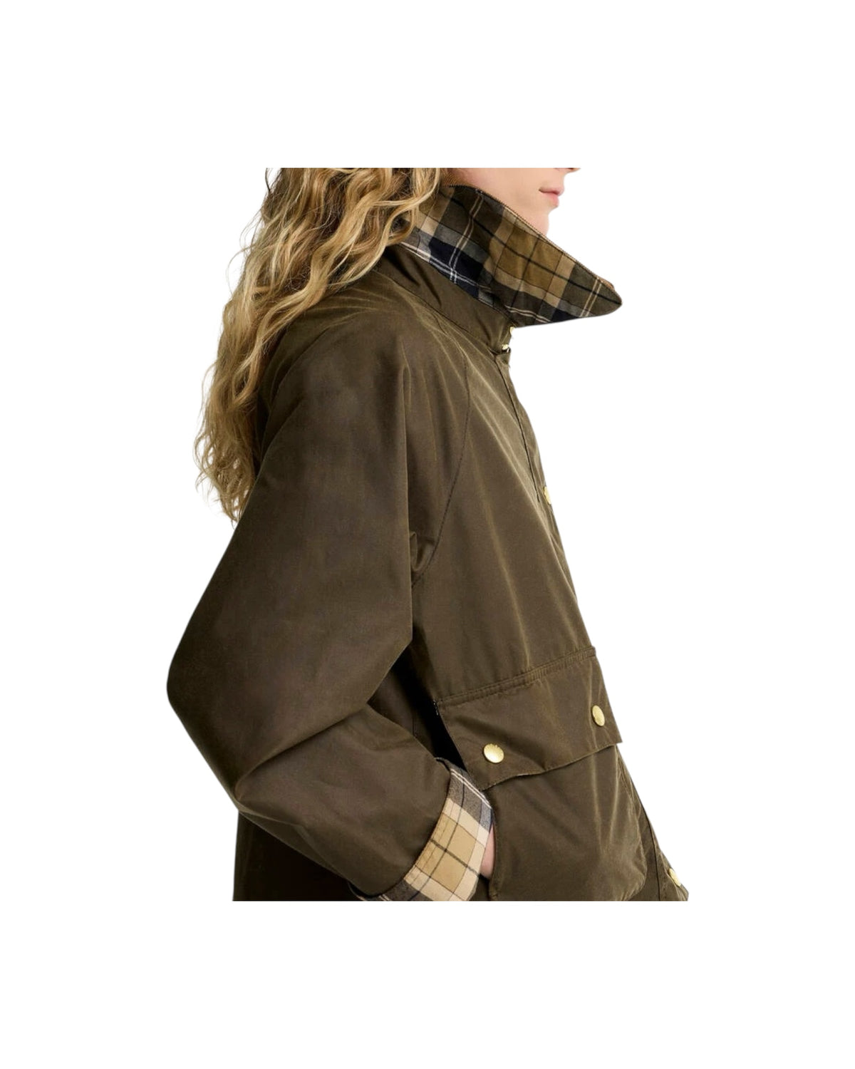 Giacca cerata Modern Spey Icons Beech / Birchwood MODERN SPEY WAX SN91 BEECH BIRCHWOOD BARBOUR 