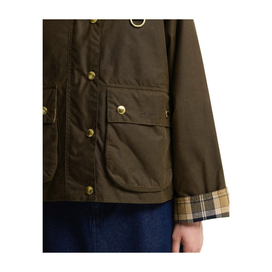 Giacca cerata Modern Spey Icons Beech / Birchwood MODERN SPEY WAX SN91 BEECH BIRCHWOOD BARBOUR 