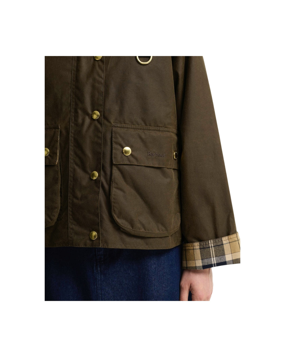 Giacca cerata Modern Spey Icons Beech / Birchwood MODERN SPEY WAX SN91 BEECH BIRCHWOOD BARBOUR 