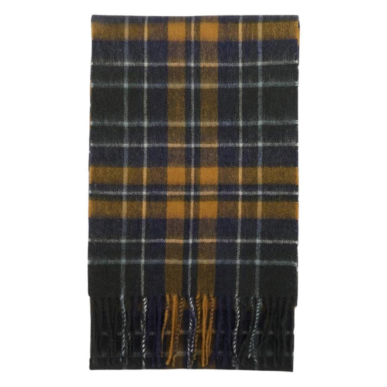 Sciarpa New Check Tartan Forest bronze NEW CHECK TARTAN GN92 FOREST BRONZE BROWN BARBOUR 