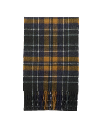 Sciarpa New Check Tartan Forest bronze NEW CHECK TARTAN GN92 FOREST BRONZE BROWN BARBOUR 