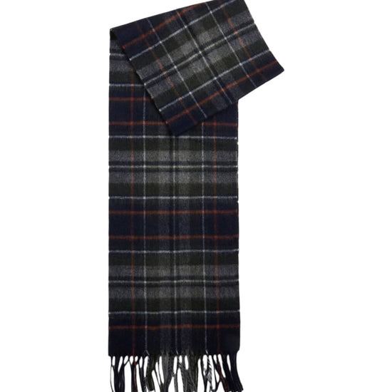 Sviarpa New Check Tartan Navy Dark ginger NEW CHECK TARTAN NY95 NAVY DARK GINGER BARBOUR 
