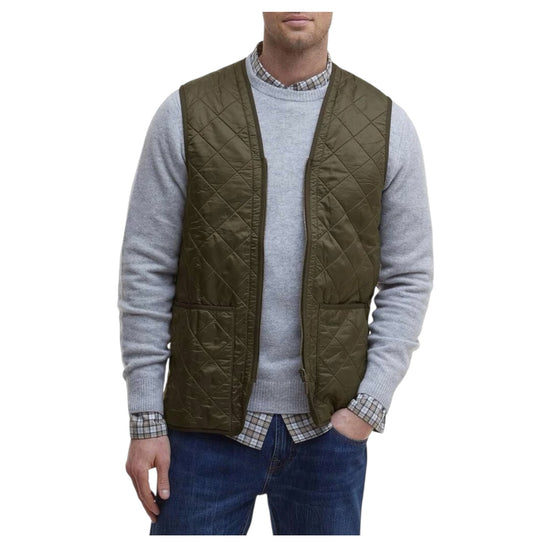 Gilet trapuntato / fodera con zip Polarquilt Olive POLARQUIT WAISTCOAT ZIP OL91 BARBOUR 