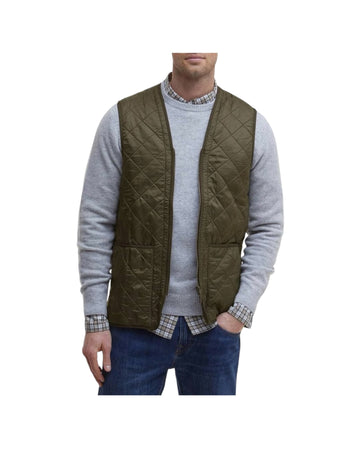 Gilet trapuntato / fodera con zip Polarquilt Olive POLARQUIT WAISTCOAT ZIP OL91 BARBOUR 