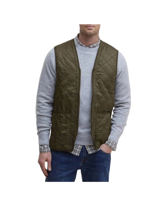 Gilet trapuntato / fodera con zip Polarquilt Olive POLARQUIT WAISTCOAT ZIP OL91 BARBOUR 